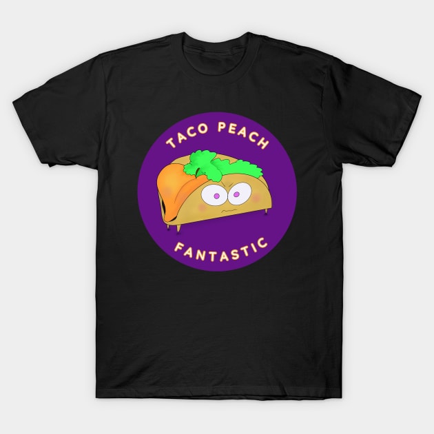 Taco peach fantastic T-Shirt by v_art9